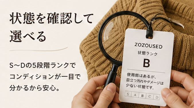 ZOZOUSED 状態ランクの見方